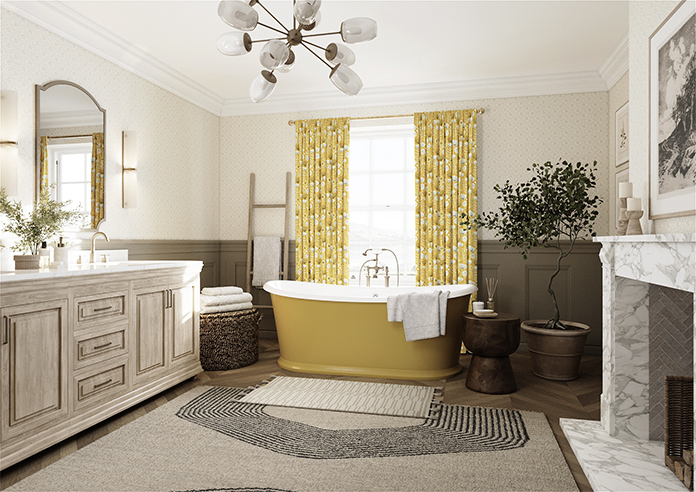 Bergen, Ochre - Made to Measure Curtains - Image 7